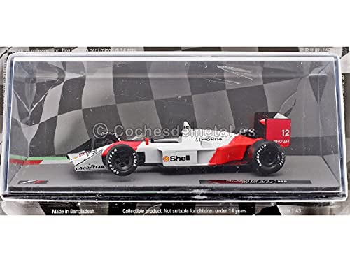 Ixo Models 1988 McLaren MP4/4 Nº12 Ayrton Senna World Champion 1:43 Editorial Salvat F1 05