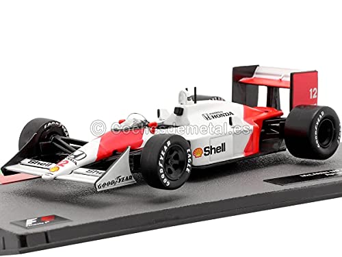 Ixo Models 1988 McLaren MP4/4 Nº12 Ayrton Senna World Champion 1:43 Editorial Salvat F1 05