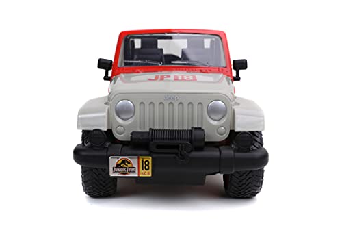 Jada Jurassic Park Jeep Wrangler Radiocontrol, 16.5 x 38.7 x 15.2 cm