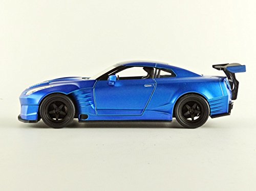 Jada Toys – 98271bl – Nissan GT-r35 – 2012 Ben Sopra – Fast and Furious – Escala 1/24 – Azul