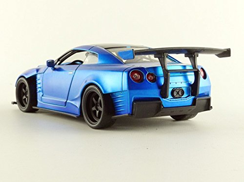 Jada Toys – 98271bl – Nissan GT-r35 – 2012 Ben Sopra – Fast and Furious – Escala 1/24 – Azul