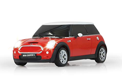 Jamara 404231 - Reproducción de Mini Cooper S rojo (escala 1:18) [Importado de Alemania]