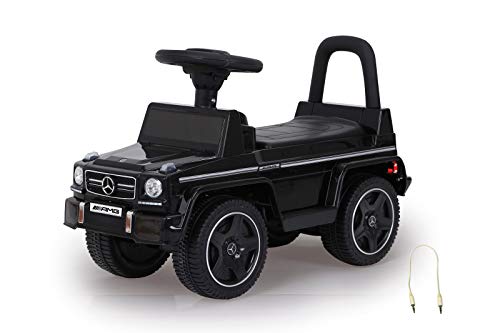 Jamara- AMG G63 Mercedes-Benz Coche para Niños, Color Negro (460405)