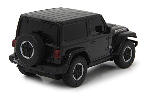 JAMARA Jeep Wrangler JL 405196 - Coche de Juguete (Escala 1:24, 27 MHz, Licencia Oficial, Aprox. 1 Hora de Tiempo de conducción a 9 km/h, Detalles Perfectamente imitados, Acabado