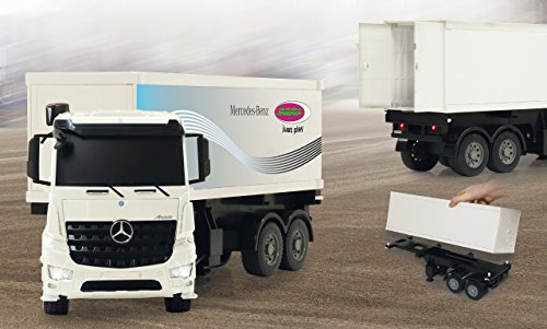 Jamara- LKW Mercedes Benz Coche, Color Blanco (405148)