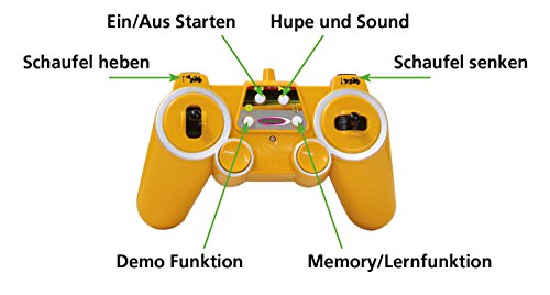 Jamara Pala cargadora Liebherr 564 1:20 2,4 GHz, Color Amarillo (405007)