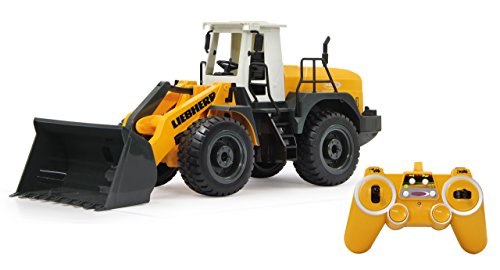 Jamara Pala cargadora Liebherr 564 1:20 2,4 GHz, Color Amarillo (405007)