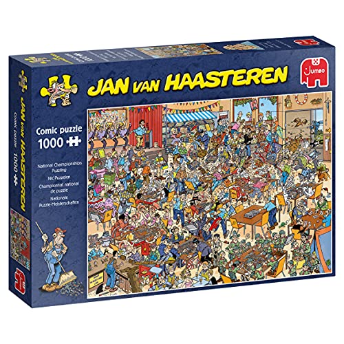 Jan van Haasteren National Championships Puzzling 1000 pcs Puzzle - Rompecabezas (Puzzle rompecabezas, Comics, Niños y adultos, Niño/niña, 12 año(s), Interior)