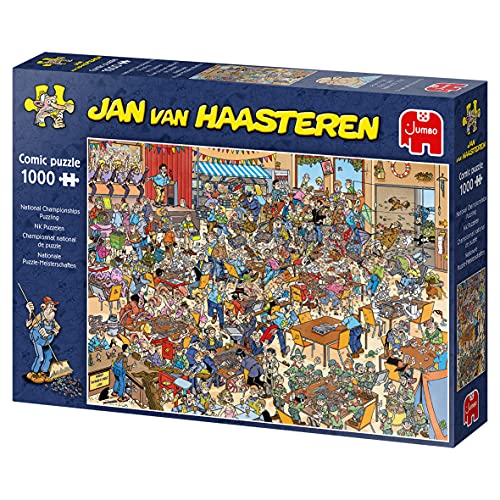 Jan van Haasteren National Championships Puzzling 1000 pcs Puzzle - Rompecabezas (Puzzle rompecabezas, Comics, Niños y adultos, Niño/niña, 12 año(s), Interior)