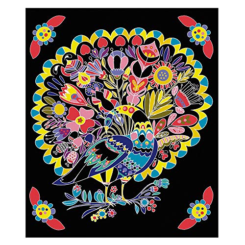 Janod J07892 Animal Mandalas Scratch Art