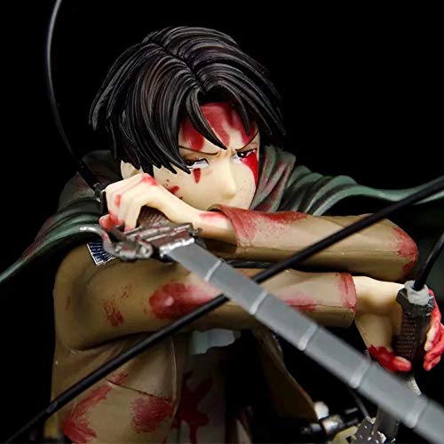 Jaypar Ataque En Titán Figura Levi Ackerman daño de Batalla Ver Figura Animado Figura Figura de acción