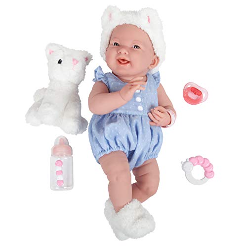 JC TOYS-La Newborn Muñeco bebé, Color Azul (18062)