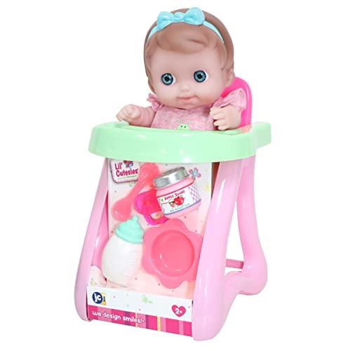 JC TOYS- Lil' Cutesies Muñeco bebé, Color Pink (17430)