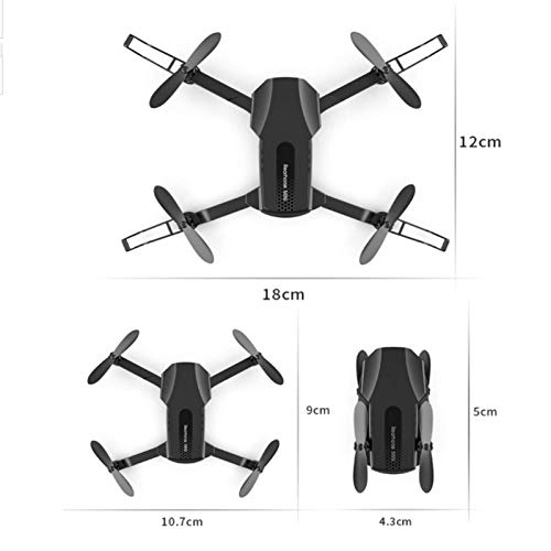 JIN GUI Nuevo Tipo de Mini dron Plegable, Rotor cuádruple de Doble cámara de aviación de Alta definición, dron Que Puede Mantener una cámara de Alta definición, Adecuado para Principiantes