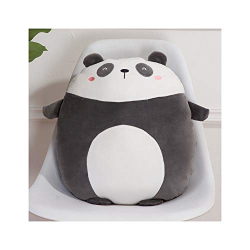 JMFHCD Balancines de Peluche Suave Felpa Almohada Animal Peluche para Niños Habitación Decoración León, Panda, Dinosaurio, Langosta, Ballena, PingüIno Cojín Almohada Regalo de San Valentín,Panda