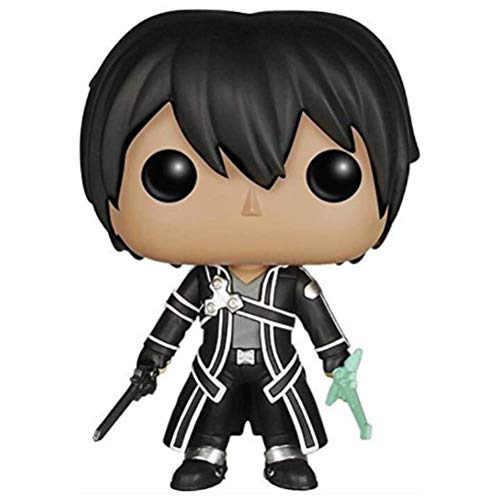 JNTML 9CM Sword Art Online, Sao Anime Figuras Kirito Acción Esculturas Adornos Estatuas Muñecas Modelos Juguetes