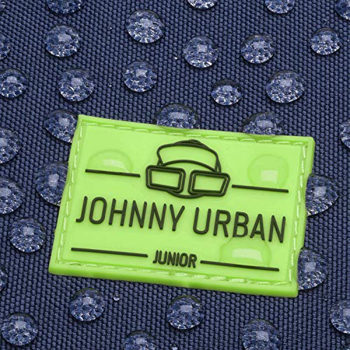 Johnny Urban Mochila de Guardería para Niñas y Niños Verde Azul Junior Leo - Mochila con Banda de Pecho para Guardería - Regalo para Niños Pequeños - Reciclado y Repelente al Agua