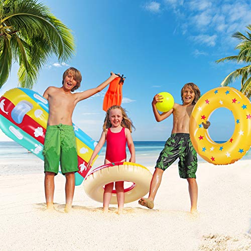 JoinJoy Flotador Hinchable para Niños Juguetes Anillo de la natación Donut Colchoneta Piscina Hamaca Inflable Juegos Acuáticos De Verano