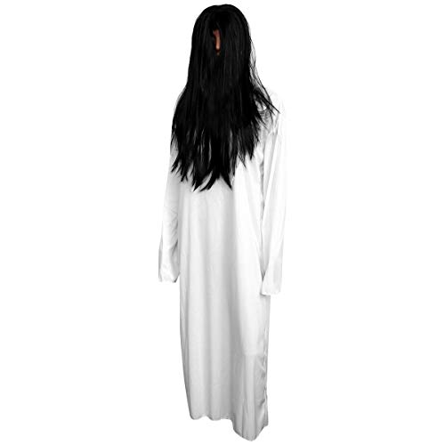 jojofuny 1 Pieza de Disfraz de Fantasma de Halloween Vestido de Novia Fantasma de Miedo Disfraz de Horror de Halloween Traje de Zombie para Estudiantes de Mujeres