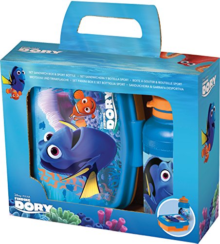 Joy Toy 784573 – Alla ricerca di Dory Juego Puerta merienda y cantimplora sport 400 ml de regalo