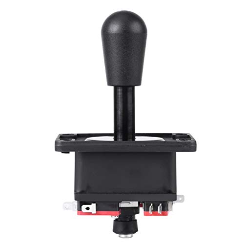 Joystick Arcade, Joystick Arcade Negro Estilo Americano de Alta sensibilidad, Joystick Arcade de operación de 8 Formas con microinterruptor para Piezas de Repuesto de Bricolaje