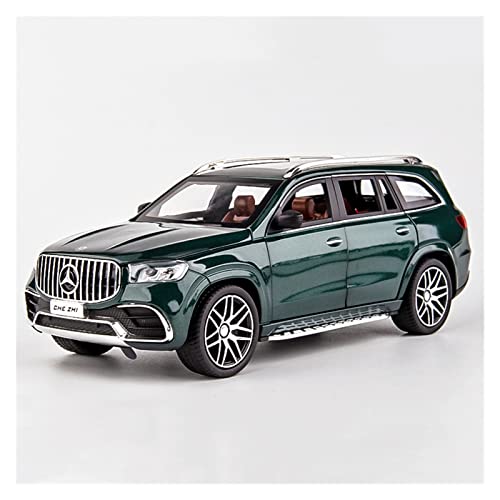 JPJBY 1:24 para Mercedes-Benz GLS AMG G63 Simulación De Aleación Modelo De Coche Niños Juguete Colección De Regalo Joyería Modelo Coche fundición presión (Color : Green)