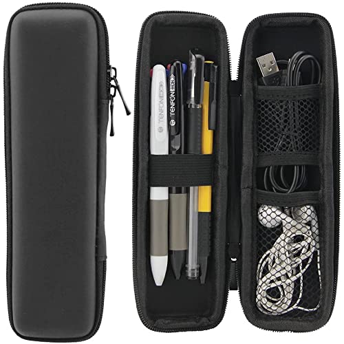 JTDEAL Duro Estuche EVA Carcasa Rígida Para Bolsa De Lápiz Pluma Lápiz Caso Titular Para Ejecutivo Pluma Estilográfica,Bolígrafo,Lápiz Capacitivo,Apple Pencil,Wacom Creative Lápiz Capacitivo 2 y Otros