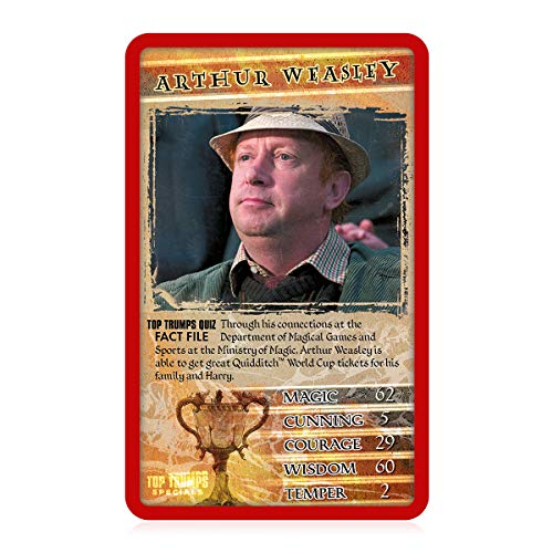 Juego de Cartas Especiales de Harry Potter y el cáliz de Fuego Top Trumps