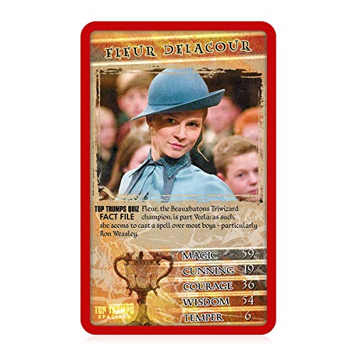 Juego de Cartas Especiales de Harry Potter y el cáliz de Fuego Top Trumps