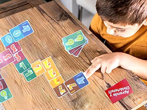 Juego de Cartas o Tarjetas didácticas para niños Ideales para Aprender con Juegos el Vocabulario con Sus primeras Palabras los numeros y Animales