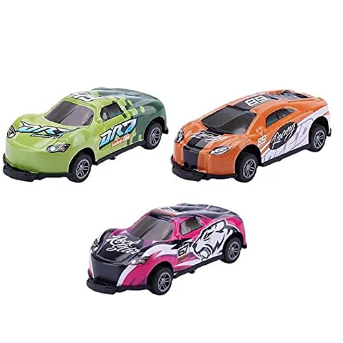 Juego de coches de juguete de rueda libre de metal fundido Mini descapotables de carreras, camiones, vehículos de juguete, juego de coches para niños, Toddlers, niños y niñas