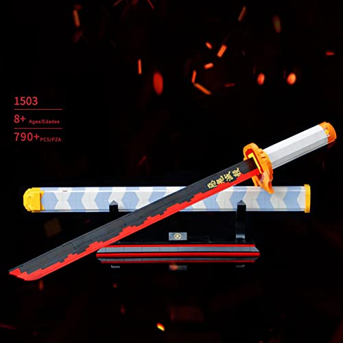 Juego De Construcción Para Ninja Katana, 790 Piezas Modelo De Bloques De Construcción Para Juguete De Espada Katana, Bloques De Construcción Espada De Juguete De Plástico, Compatible Con Lego