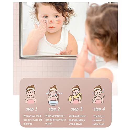 Juego de Juguetes de Maquillaje fingido, Kit de Maquillaje para niños Kit Safe Little Girls Cosmetics Set Box Princess Pretend Play Toys 20 PCS Seguro No tóxico Falso Maquillaje Set Style4