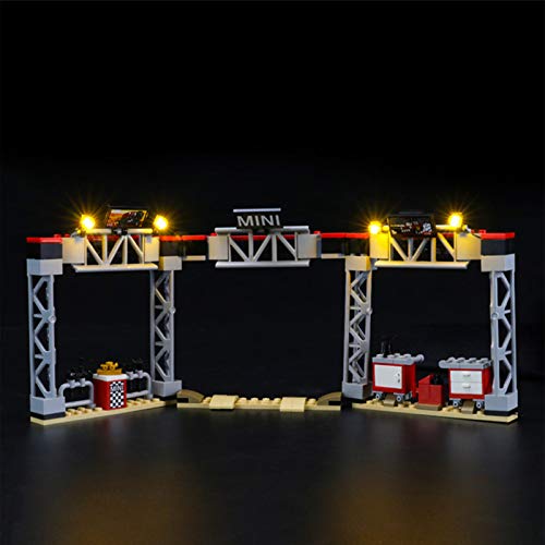 Juego de luces LED para Lego 75894 Speed Champions 1967 Mini Cooper S Rally y 2018 Mini John Cooper Works Buggy Building Buggy Model - Kit de luces compatible con Lego 75894 (no incluye el modelo)