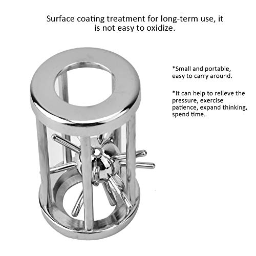 Juego de rompecabezas de alambre de metal Rompecabezas Prueba de coeficiente intelectual Prueba de desenredado Desbloqueo Juego de enclavamiento Truco de magia Juguete educativo para Niños Adultos