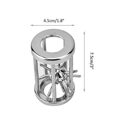 Juego de rompecabezas de alambre de metal Rompecabezas Prueba de coeficiente intelectual Prueba de desenredado Desbloqueo Juego de enclavamiento Truco de magia Juguete educativo para Niños Adultos