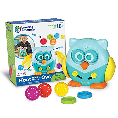 Juego para practicar la motricidad fina Hoot The Fine Motor Owl de Learning Resources