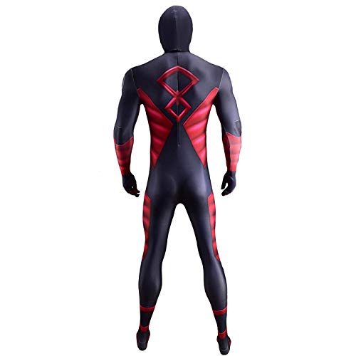 Juego PS4 Traje de batalla Cosplay Costume Spiderman Muscle Conjunto de cuerpo completo Mostrar Escenario Performance Leotardo Película Fans Aparello Rol Play Jumpsuit,Adult L(165~170cm)-Bodysuit