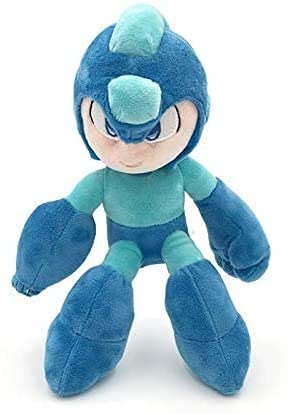 Juegos de Anime Megaman 25cm juguetes de peluche de peluche de dibujos animados realistas muñecos de peluche animales regalos de cumpleaños dormitorio Oficina Deco