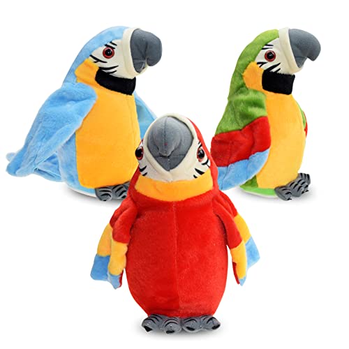 Juguete De Peluche De Loro Eléctrico, Hablando De Loro Grabación De Juguetes De Animales Hablando De Peluche Pájaro Pájaro Pájaro Pájaro Peluche Juguetes De Peluche Hablando Repeticiones(sin Batería)