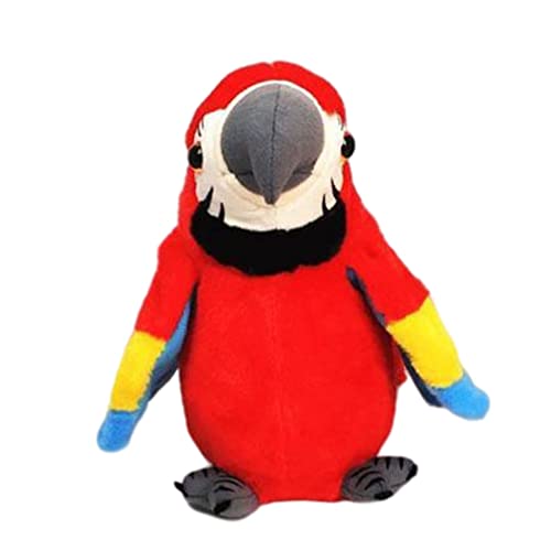 Juguete De Peluche De Loro Eléctrico, Hablando De Loro Grabación De Juguetes De Animales Hablando De Peluche Pájaro Pájaro Pájaro Pájaro Peluche Juguetes De Peluche Hablando Repeticiones(sin Batería)