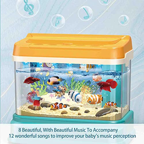 Juguetes de Acuario para niños - Tanque de Peces para niños para una Experiencia de alimentación interactiva niños y niñas Regalos de Fiesta de cumpleaños - Apto para niños