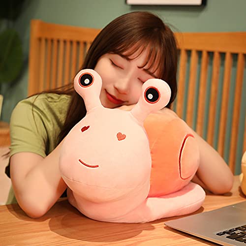 Juguetes de Animales de Peluche de Caracol, 20/30/45 cm 3D Caracol de Peluche Kawaii, Lindo Caracol de Peluche de Juguete, decoración del hogar, cojín de Almohada