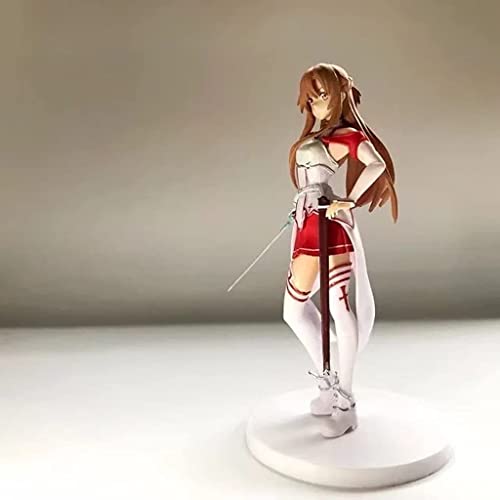 Juguetes de colección de estatuas de Personajes, Sword Art Online Asuna Figura de acción-Escultura Altamente Detallada-Altura 18CM