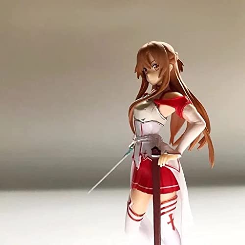 Juguetes de colección de estatuas de Personajes, Sword Art Online Asuna Figura de acción-Escultura Altamente Detallada-Altura 18CM