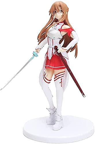 Juguetes de colección de estatuas de Personajes, Sword Art Online Asuna Figura de acción-Escultura Altamente Detallada-Altura 18CM