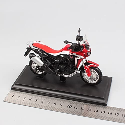 Juguetes de moto, Juguete de proporción de motocicletas Compatible with HON-DA Crf1000l África Twin DCT 2016 Escala de aventuras Diecast Motorcycle Juguete Modelo Offroad Bike Collection Niños Regalos