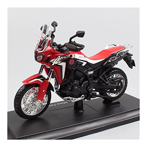 Juguetes de moto, Juguete de proporción de motocicletas Compatible with HON-DA Crf1000l África Twin DCT 2016 Escala de aventuras Diecast Motorcycle Juguete Modelo Offroad Bike Collection Niños Regalos