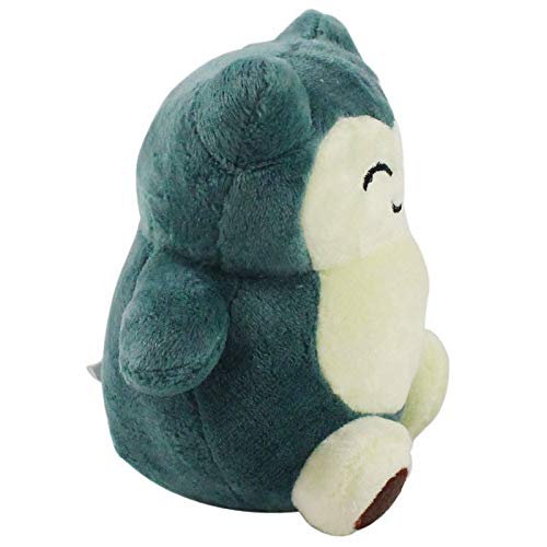 Juguetes de Peluche Pokemon de la Felpa muñeca muñecas pequeña muñeca Snorlax (Color : Photo Color)