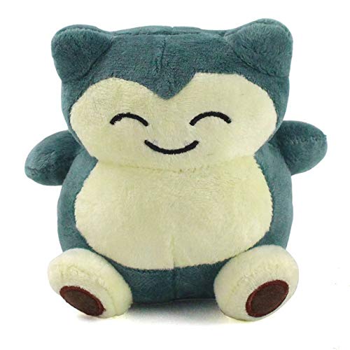 Juguetes de Peluche Pokemon de la Felpa muñeca muñecas pequeña muñeca Snorlax (Color : Photo Color)